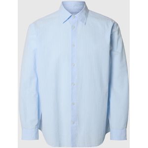 Selected Homme - Overhemd Relaxderek - Blauw - Katoen
