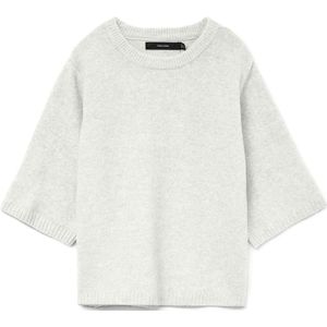 Gebreide Pullover - O-hals - 2/4 Mouwen - Loose Fit
