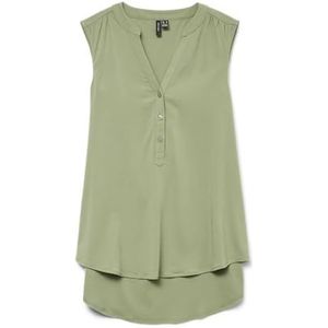 Vmbella - Top - V-Hals - Korte Mouwen - Knoopsluiting - Standard Fit