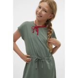 VERO MODA - Jurk - Kort - O-hals - Mouwloos - Verstelbare Taille