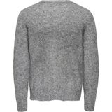 Only & Sons - ONSTEGAN - Gebreide Trui - Grijs Gemêleerd