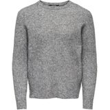 Only & Sons - ONSTEGAN - Gebreide Trui - Grijs Gemêleerd