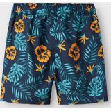 Name It - NKMZABA - Zwemshorts - Bladeren/Bloemenprint - 100% Gerecycled Polyester