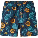 Name It - NKMZABA - Zwemshorts - Bladeren/Bloemenprint - 100% Gerecycled Polyester