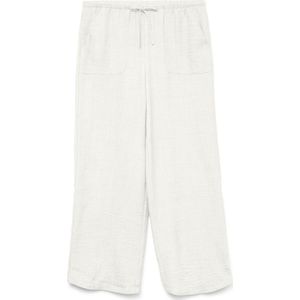 Vero Moda - Vmmelaney Hw Loose Pant - Broek - Snow White - 100% Polyester