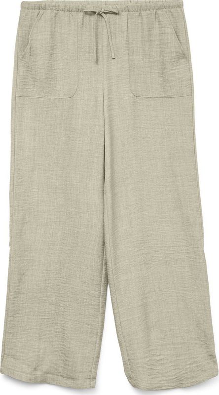 Vero Moda - Vmmelaney Hw Loose Pant - Pantalon - Overcast/Melange - 100% Polyester