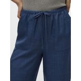 VERO MODA - Vmmelaney Hw Losse Broek - Donkere Jeans Blauw - 1 Stuk