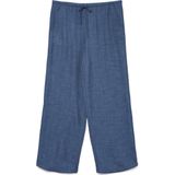 VERO MODA - Vmmelaney Hw Losse Broek - Donkere Jeans Blauw - 1 Stuk