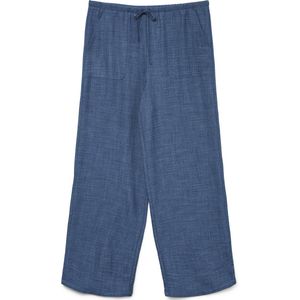 VERO MODA - Vmmelaney Hw Losse Broek - Donkere Jeans Blauw - 1 Stuk