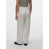 Vero Moda - Vmmelaney Hw Loose Pant - Broek - Snow White - 100% Polyester