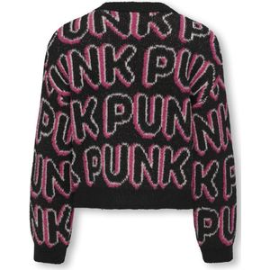 ONLY kids meisjes trui PUNK Black Confetti/Granita Regular Fit