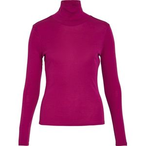 Vila - Vijolini - T-shirt - Fuchsia - Lange Mouwen