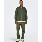 Onsedge - Straight Fit - Broeken - Beige - Gulp met Rits - Inclusief Riem