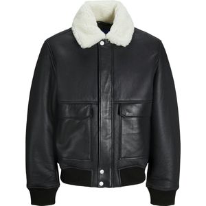 JACK & JONES Tussenjas 'JORMargate'  zwart / wit