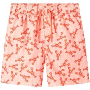 NAME IT - NKMZADDI SWIM SHORTS - Jongens - Blauw - Geweven stof - Elastische Taille
