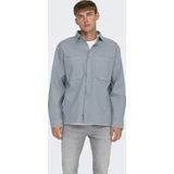 Onsdago - Denim Overhemd - Blauw - Katoen - Lange Mouwen - Regular Fit