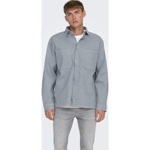 Onsdago - Denim Overhemd - Blauw - Katoen - Lange Mouwen - Regular Fit