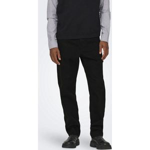 Only&sons - Onsedge Straight Black Carp.0974 Tai Dnm - Heren - Jeans