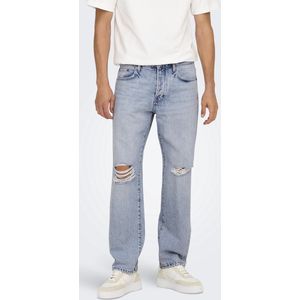 Only & Sons - Onsedge Straight Lb 8785 Tai Dnm - Heren - Jeans