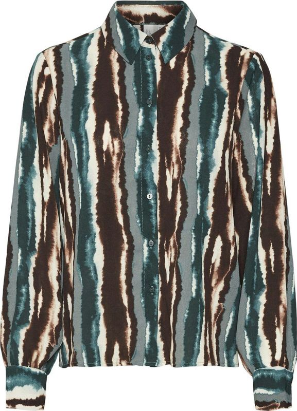 VMTALLIA L/S Shirt WVN BTQ GA, Scarab/Aop: tallia, M