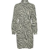 VERO MODA - Bedrukte Hemdjurk - Groen / Ecru - Viscose