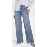 Only - Onljuicy Hw Rhinestone - Jeans - Medium Blue - Dames