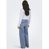 Only - Onljuicy Hw Rhinestone - Jeans - Medium Blue - Dames