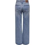 Only - Onljuicy Hw Rhinestone - Jeans - Medium Blue - Dames