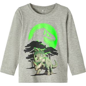 Jurassic Park - Top - Blauw - Jersey - Lange Mouwen