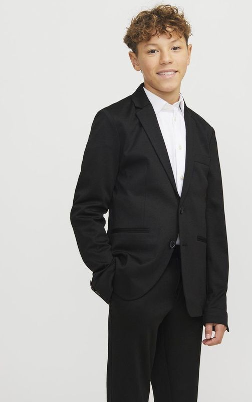 Jack and Jones Junior - Blazer - Blauw - Jersey - Slim Fit