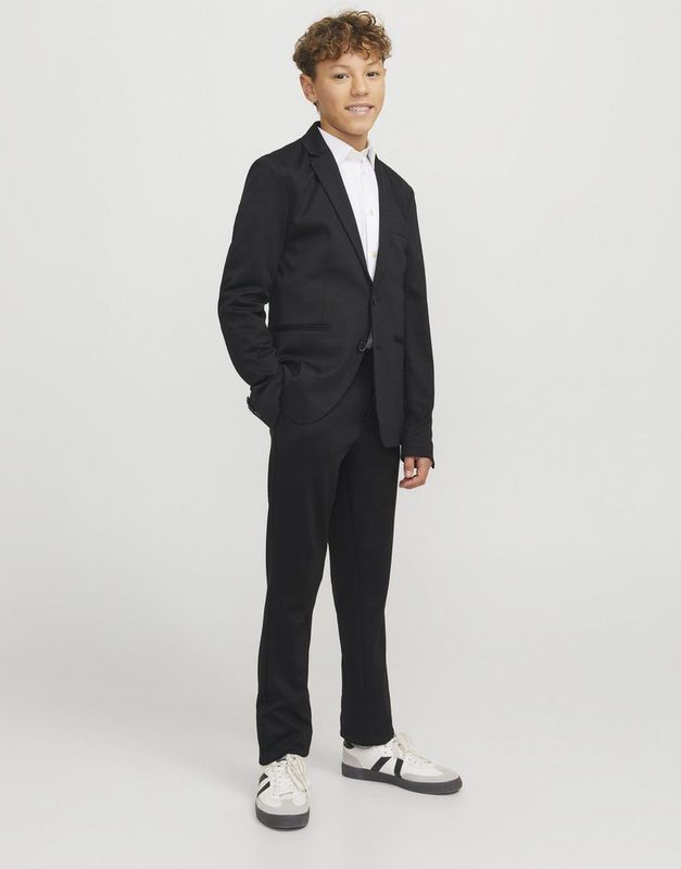 Jack and Jones Junior - Blazer en Pantalon - Blauw - Jersey - Slim Fit