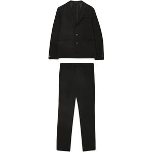 JACK&JONES JUNIOR Jjejaxon Jersey Suit Noos Jnr pak voor jongens, zwart, 158
