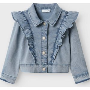 NAME IT NMFAMBER DNM JACKET 1544-YB D Meisjes Jas - Light Blue Denim