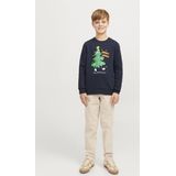 Jack & Jones Junior Jjxmas Jolly Sweat Crew Neck Jnr Jongens Trui