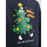 Jack & Jones Junior Jjxmas Jolly Sweat Crew Neck Jnr Jongens Trui