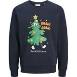 Jack & Jones Junior Jjxmas Jolly Sweat Crew Neck Jnr Jongens Trui