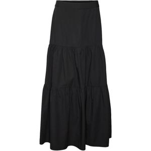 VERO MODA - VMTILDA - A-lijn Rok - Zwart - Lang/maxi