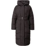 Onljoanne - Jas - Lang - Met Capuchon - Knoopsluiting - Riem in de Taille