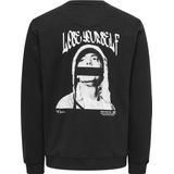 Sweatshirt - Blauw - Katoen/Polyester - Regular Fit