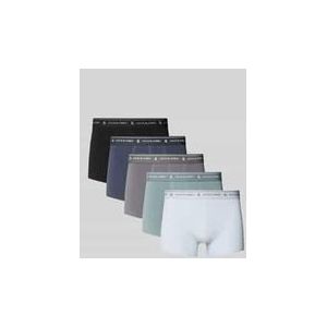 JACK&JONES - ADDITIONALS JACWYATT SOLID TRUNKS - Boxershorts - Stormy Sea India Ink - Poppy Seed - Subdued Blue - Black