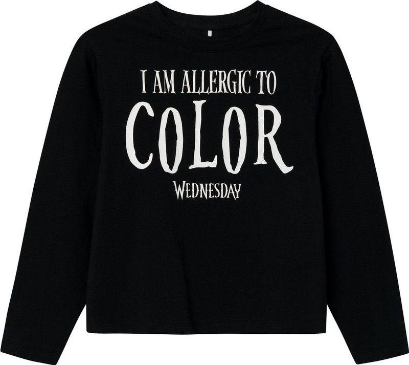 T-shirt - Wednesday - Jersey - Lange Mouwen