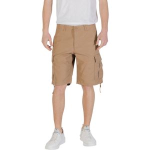 Cargo Shorts - Groen - Slijtvaste Stof - Relaxte Pasvorm