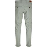 Chino Broek - Geometrisch Patroon - Effen - Katoen - Slim Fit
