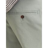 Chino Broek - Geometrisch Patroon - Effen - Katoen - Slim Fit