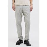 JACK & JONES Ace Summer Linen Blend Pant relaxed fit - heren chino - beige melange