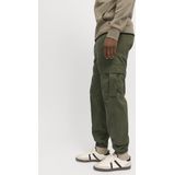 Kane Jonnie Cargo Broek - Groen - Katoenmix - Met Manchetten