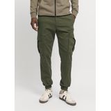 Kane Jonnie Cargo Broek - Groen - Katoenmix - Met Manchetten