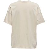 Only - onllucy Life - T-Shirt - Grijs - Katoen