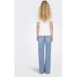 ONLY - T-shirt - Wit - Korte Mouwen - O-hals - Regular Fit