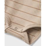 Romper - Lange Mouwen - Jersey - Knoopsluiting - Ronde Hals